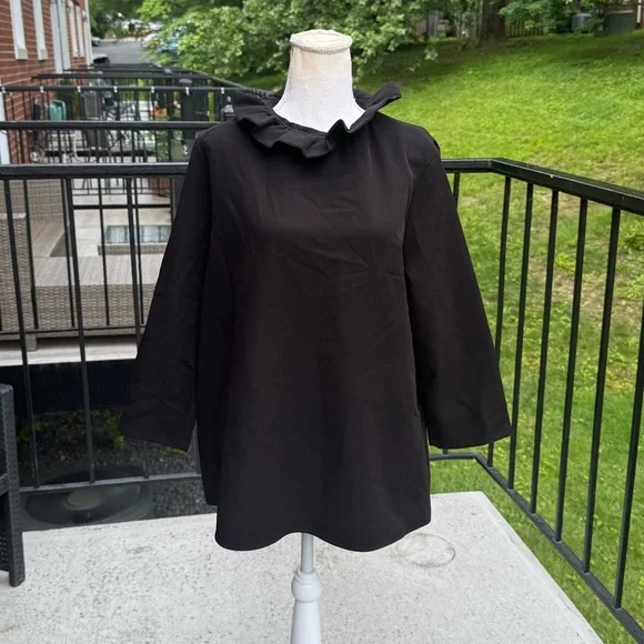 Tuckernuck  Black Faye Blouse Size XL - Picture 8 of 13